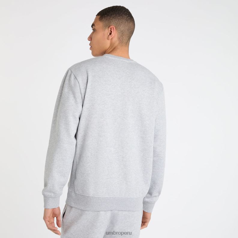 sudor central hombres ropa 64RRH115 Umbro gris jaspeado/azul universitario