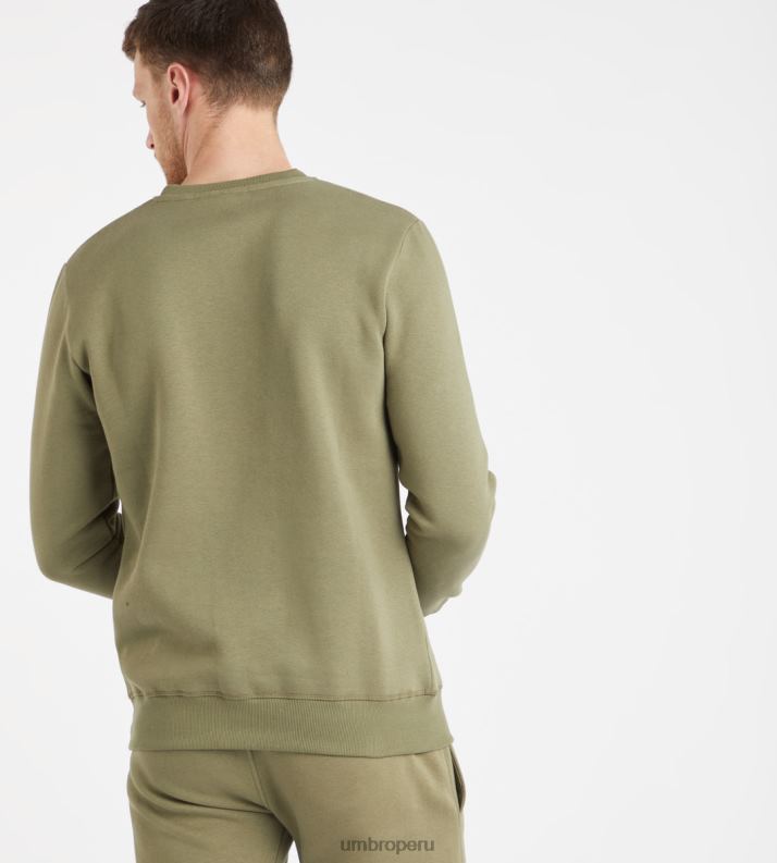 sudor con emblema de estilo activo hombres ropa 64RRH123 Umbro capuleto/blanco