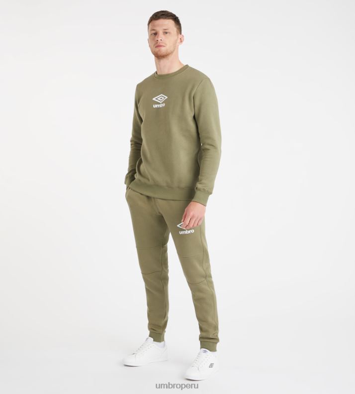 sudor con emblema de estilo activo hombres ropa 64RRH123 Umbro capuleto/blanco