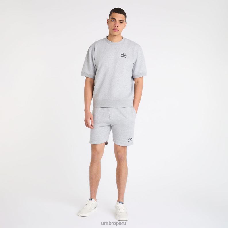 camiseta central sudor hombres ropa 64RRH33 Umbro gris jaspeado/azul universitario