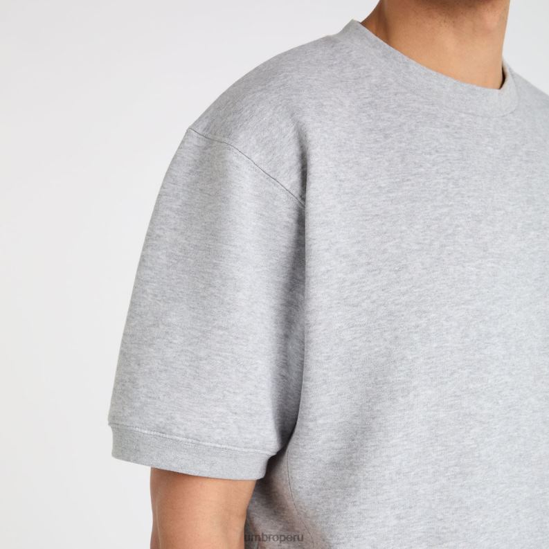 camiseta central sudor hombres ropa 64RRH33 Umbro gris jaspeado/azul universitario