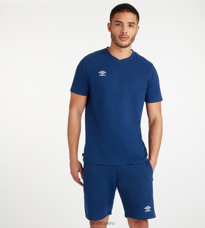 camiseta club de ocio hombres ropa 64RRH52 Umbro dos azul marino/blanco