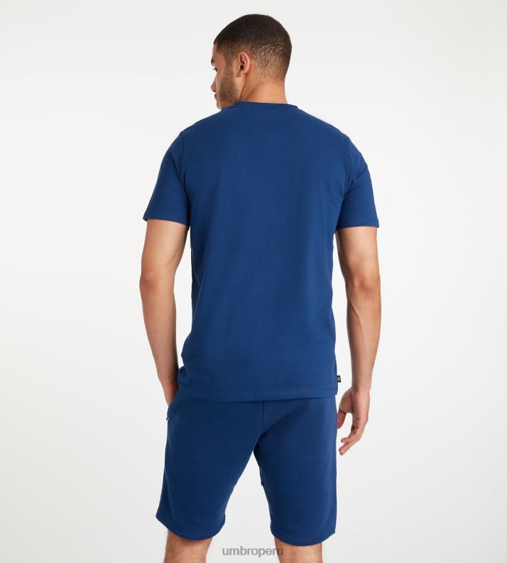 camiseta club de ocio hombres ropa 64RRH52 Umbro dos azul marino/blanco