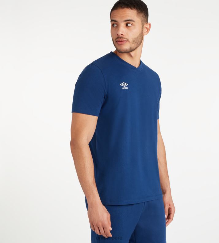 camiseta club de ocio hombres ropa 64RRH52 Umbro dos azul marino/blanco