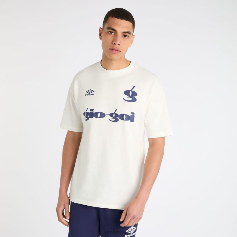 camiseta con logo de gio goi hombres ropa 64RRH64 Umbro malvavisco/azul patriota