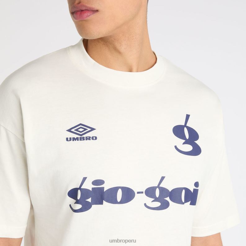 camiseta con logo de gio goi hombres ropa 64RRH64 Umbro malvavisco/azul patriota