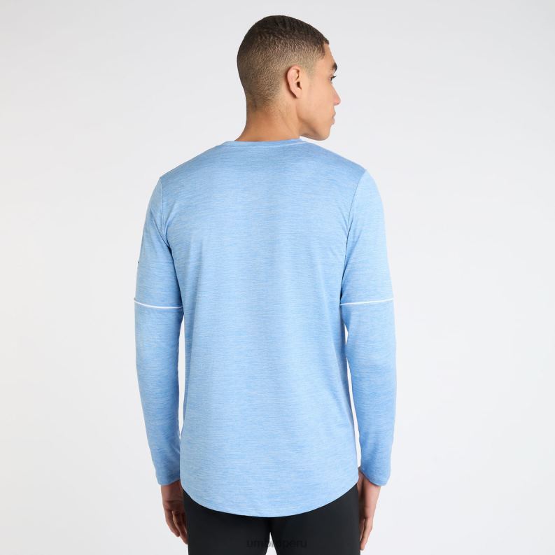 camiseta de entrenamiento profesional de poliéster jaspeado hombres ropa 64RRH27 Umbro marga encanto