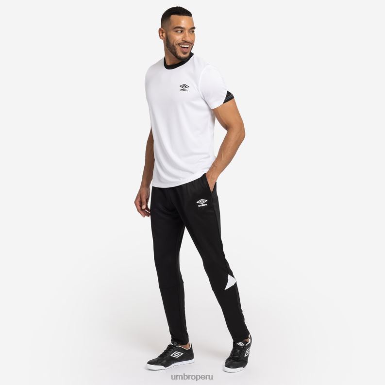 camiseta de entrenamiento total hombres ropa 64RRH68 Umbro blanco negro