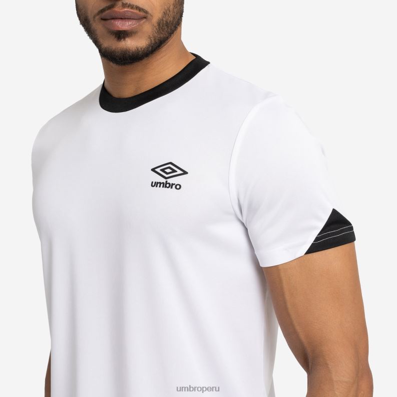camiseta de entrenamiento total hombres ropa 64RRH68 Umbro blanco negro