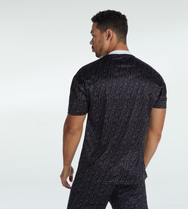 camiseta de graffiti hombres ropa 64RRH83 Umbro carbono/blanco