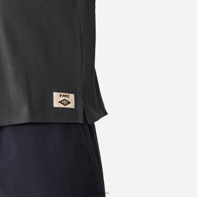 camiseta de rugby con cuello henley ymc hombres ropa 64RRH88 Umbro blazer azul marino/crema cannoli