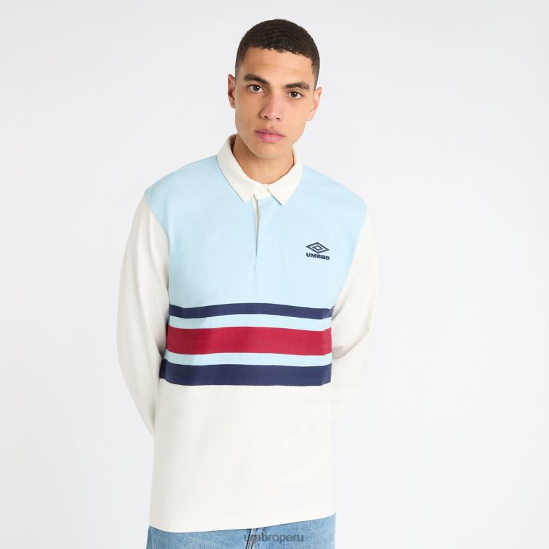 camiseta de rugby hombres ropa 64RRH43 Umbro crudo/salto ángel/vela de medianoche