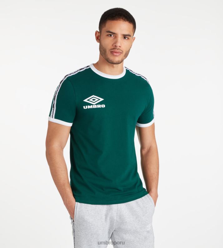 camiseta de timbre hombres ropa 64RRH84 Umbro jardín botánico/blanco brillante