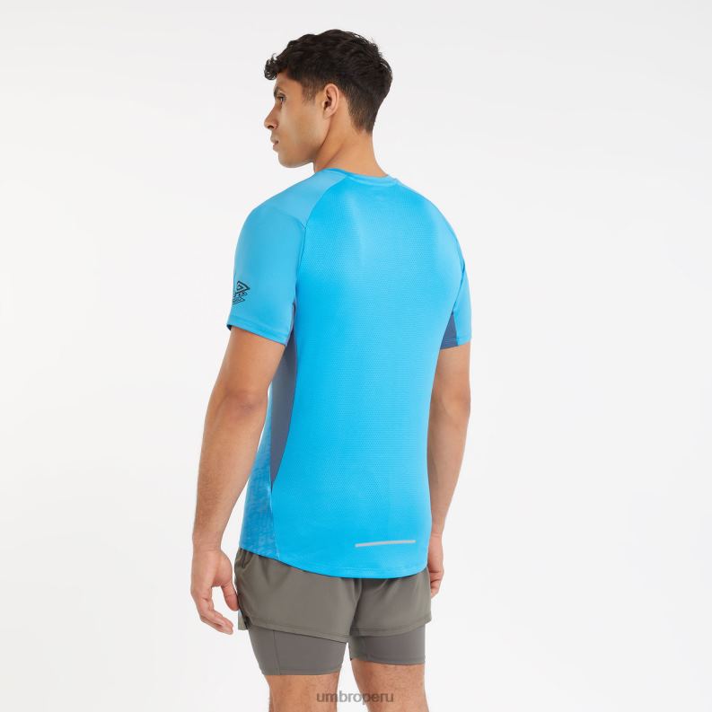 camiseta gráfica de entrenamiento profesional elite hombres ropa 64RRH30 Umbro malibu azul/mar de bering