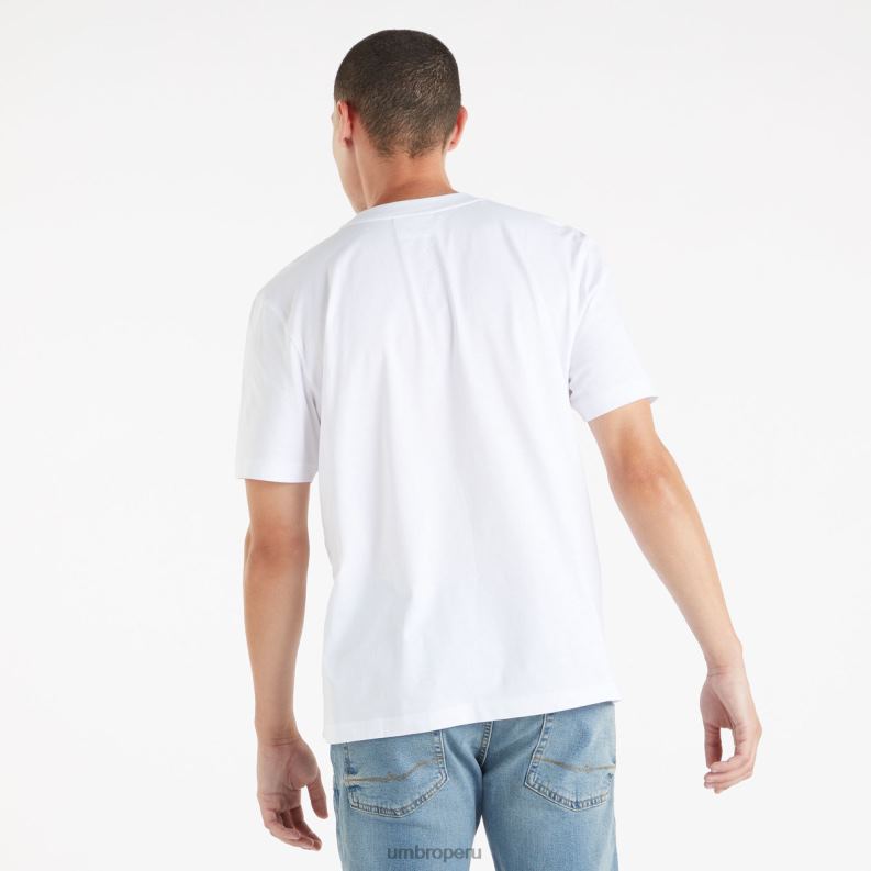 camiseta gráfica mtv hombres ropa 64RRH20 Umbro blanco brillante