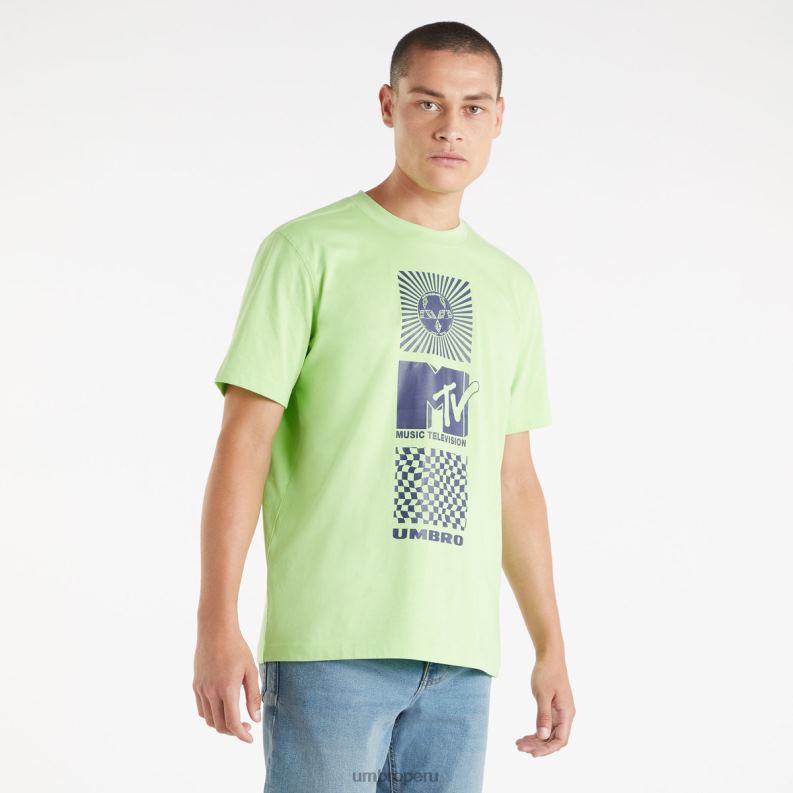 camiseta gráfica mtv hombres ropa 64RRH21 Umbro lima hastiada