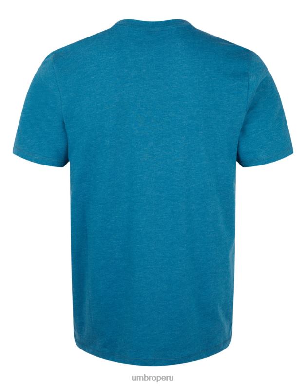 camiseta grande de algodón con logo hombres ropa 64RRH91 Umbro marga azul zafiro