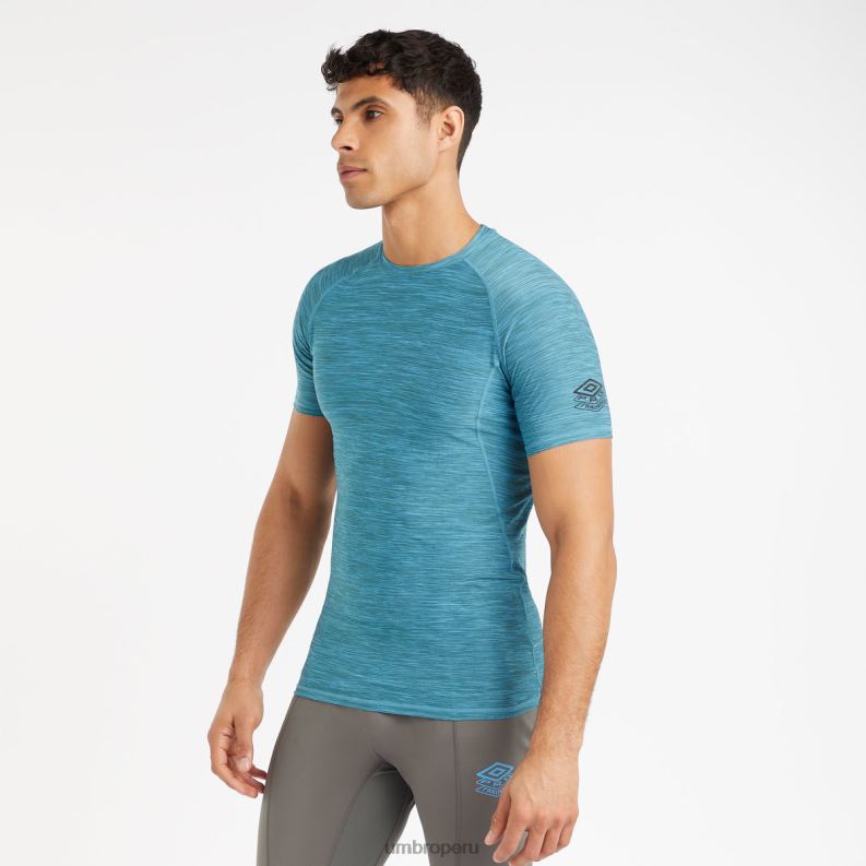 camiseta interior de élite de entrenamiento profesional hombres ropa 64RRH4 Umbro bronce/azul malibu