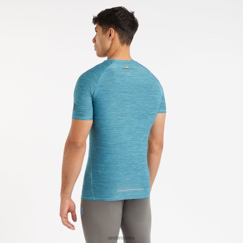 camiseta interior de élite de entrenamiento profesional hombres ropa 64RRH4 Umbro bronce/azul malibu