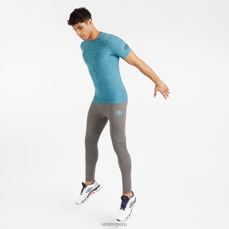 camiseta interior de élite de entrenamiento profesional hombres ropa 64RRH4 Umbro bronce/azul malibu