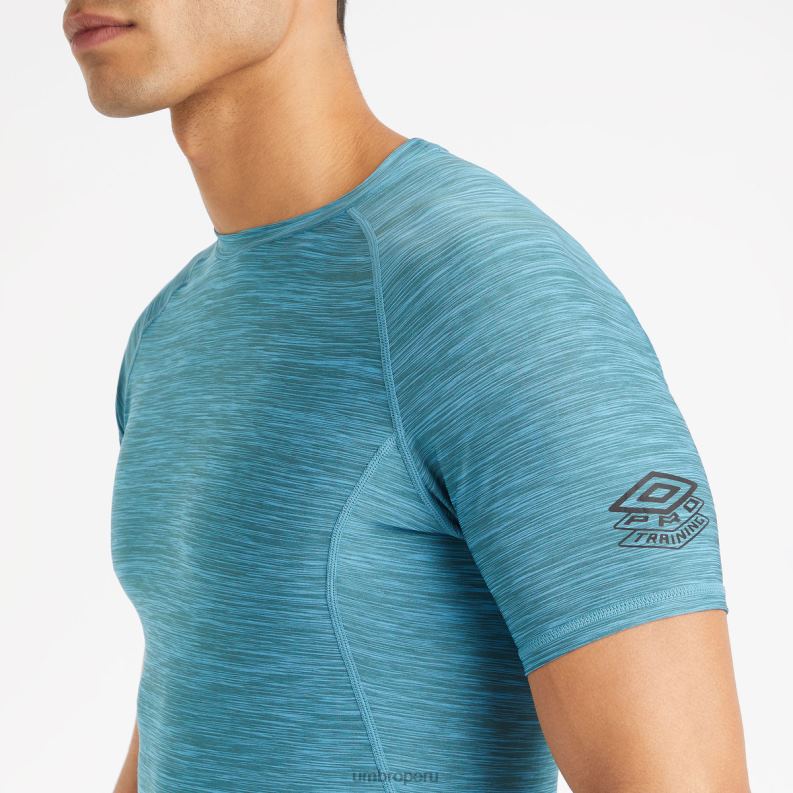 camiseta interior de élite de entrenamiento profesional hombres ropa 64RRH4 Umbro bronce/azul malibu