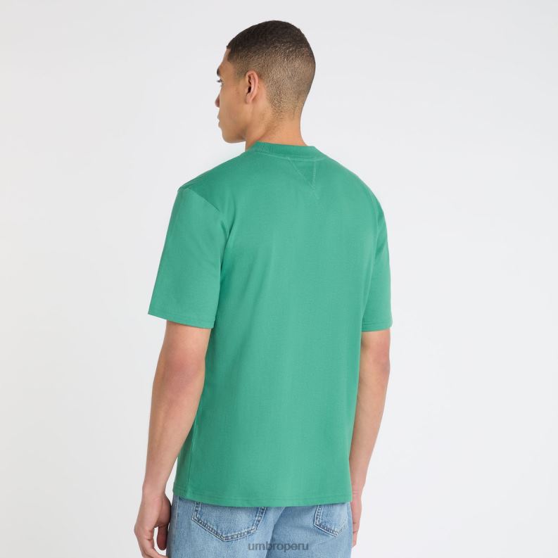camiseta relajada hombres ropa 64RRH46 Umbro abeto/crudo
