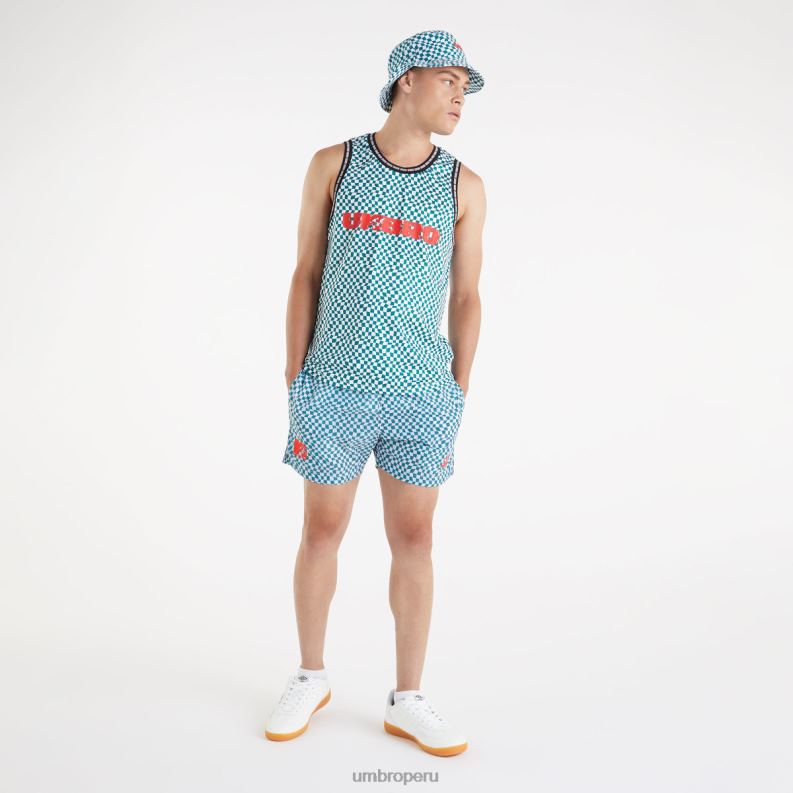 chaleco mtv hombres ropa 64RRH23 Umbro abeto sombreado/blanco brillante