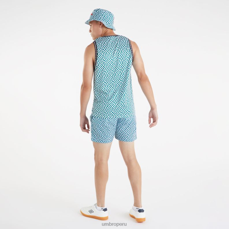 chaleco mtv hombres ropa 64RRH23 Umbro abeto sombreado/blanco brillante