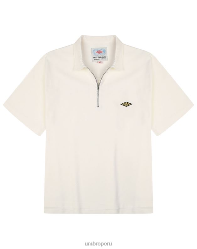 nigel cabourn polo hombres ropa 64RRH85 Umbro blanquecino