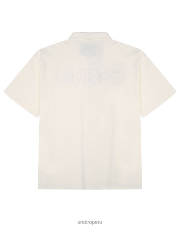 nigel cabourn polo hombres ropa 64RRH85 Umbro blanquecino