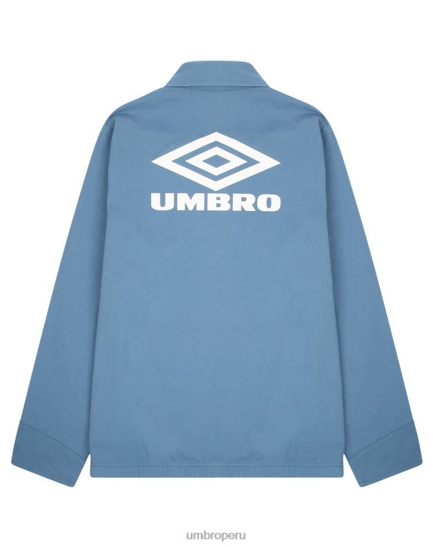 parte superior del taladro hombres ropa 64RRH32 Umbro cielo azul