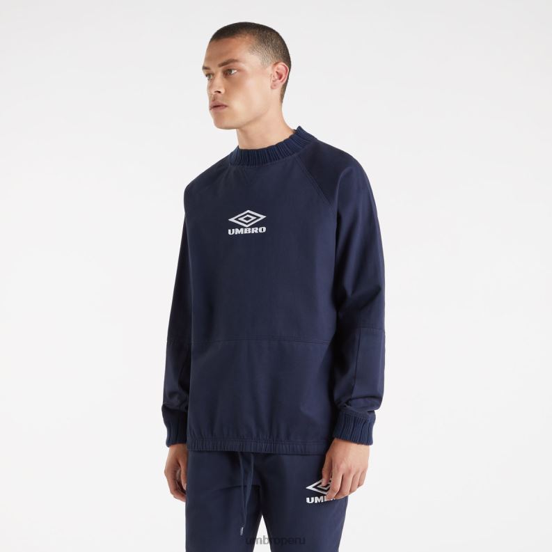 sudadera perforada hombres ropa 64RRH12 Umbro azul marino oscuro