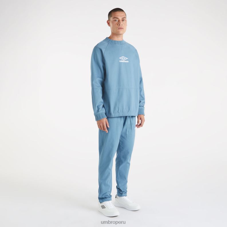 sudadera perforada hombres ropa 64RRH13 Umbro cielo azul