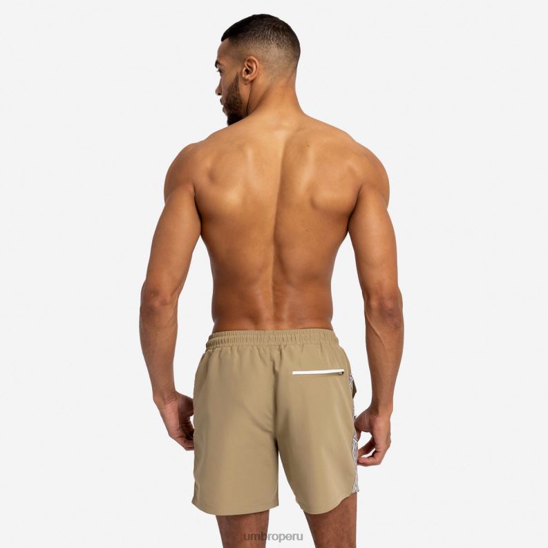 bañador corto con cinta hombres ropa 64RRH258 Umbro caqui