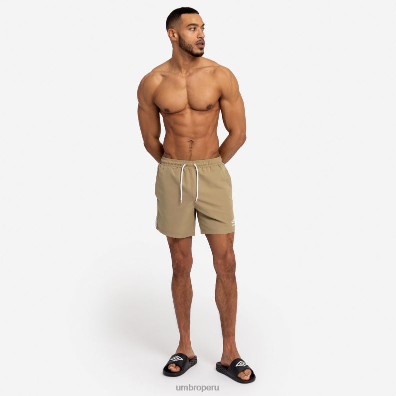 bañador corto con cinta hombres ropa 64RRH258 Umbro caqui