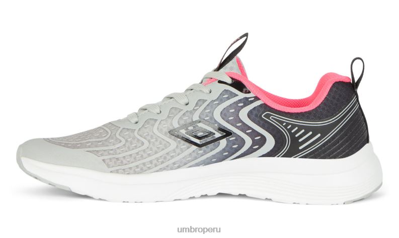 entrenador índigo mujer calzado 64RRH572 Umbro gris negro