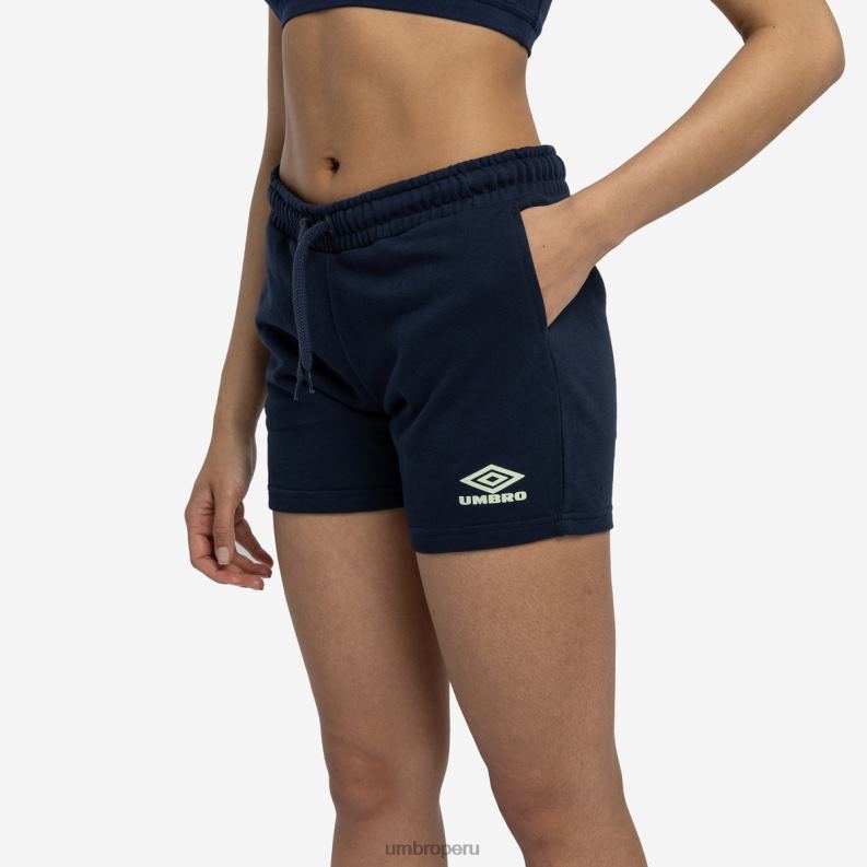 jogging diamante corto mujer ropa 64RRH503 Umbro humor índigo/espuma de mar