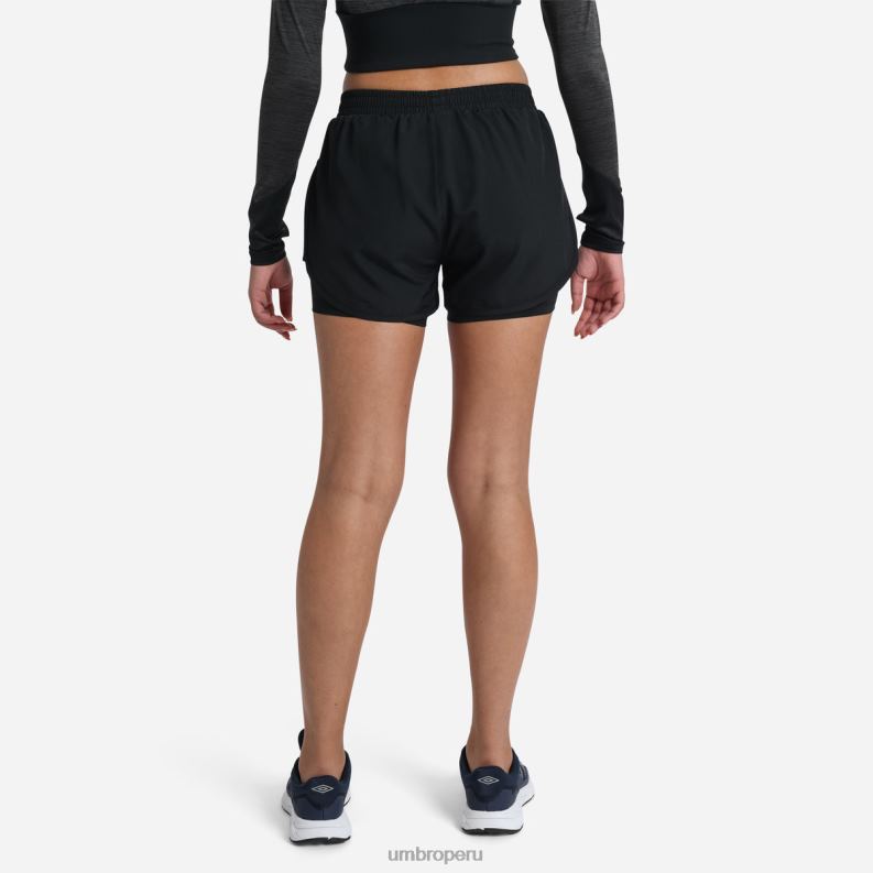 pantalón corto híbrido estampado Pro Training mujer ropa 64RRH495 Umbro negro
