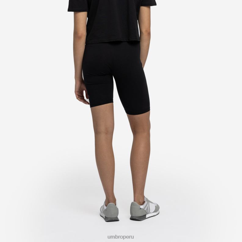 pantalones cortos de ciclismo con diamantes mujer ropa 64RRH506 Umbro negro