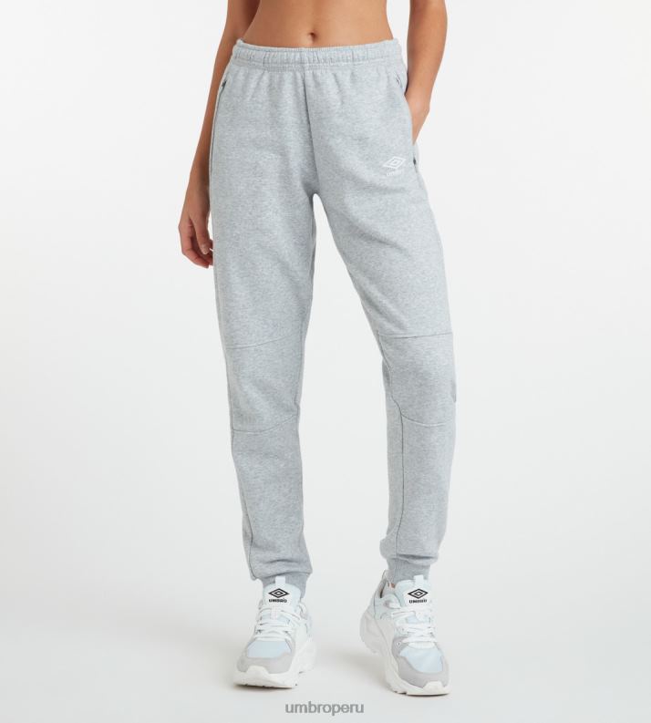 jogging club de ocio mujer ropa 64RRH466 Umbro gris jaspeado/blanco