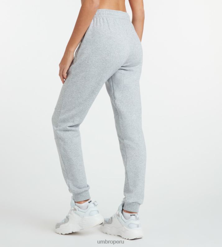 jogging club de ocio mujer ropa 64RRH466 Umbro gris jaspeado/blanco