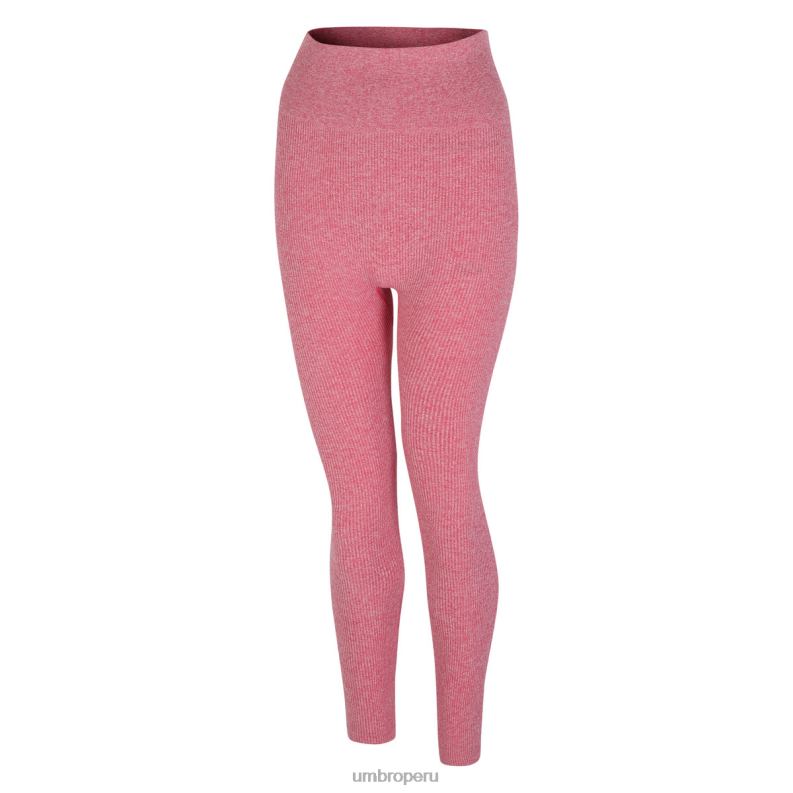 legging de canalé sin costuras mujer ropa 64RRH454 Umbro marga rosa