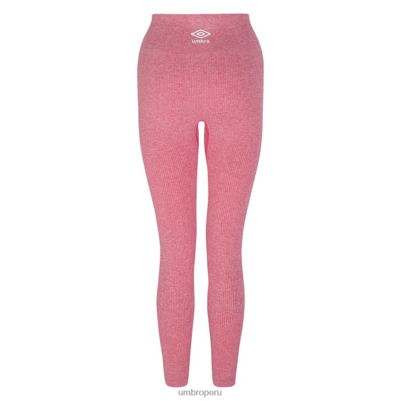 legging de canalé sin costuras mujer ropa 64RRH454 Umbro marga rosa