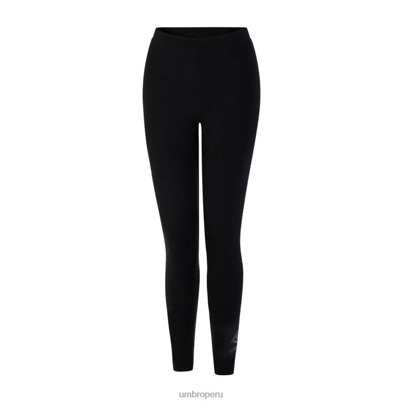 leggings de algodón estilo diamante mujer ropa 64RRH472 Umbro negro
