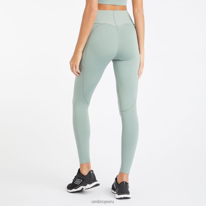 leggings de entrenamiento profesional 7/8 mujer ropa 64RRH464 Umbro verde chino