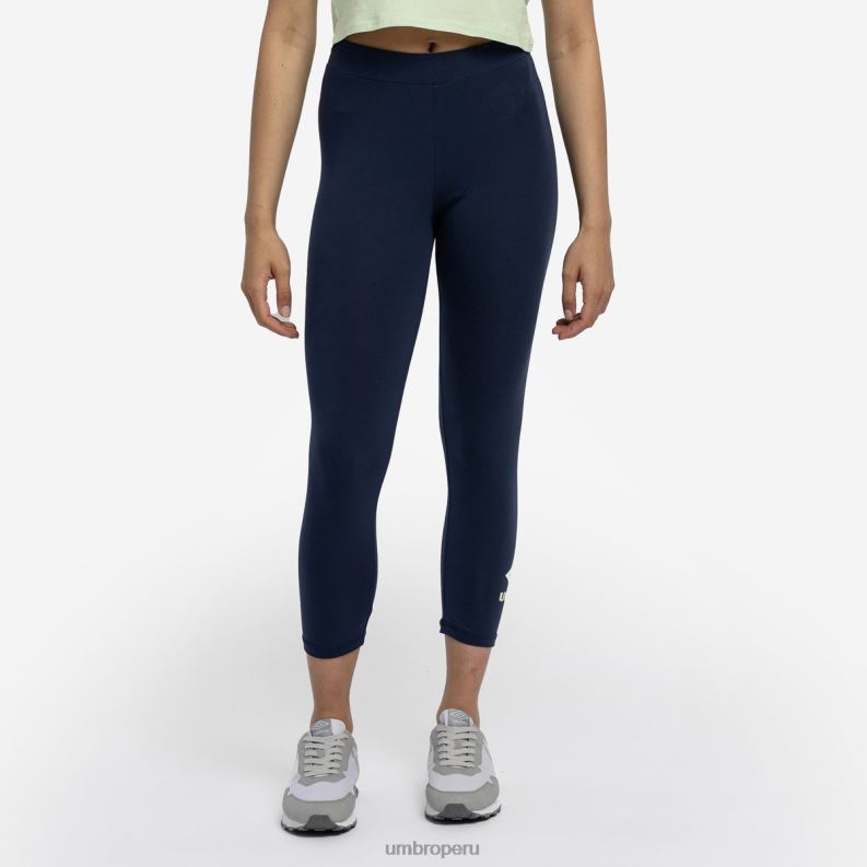 leggins 3/4 estilo diamante mujer ropa 64RRH479 Umbro humor índigo/espuma de mar