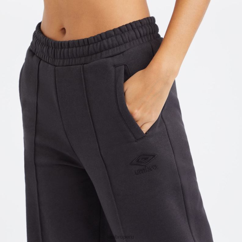 pantalones de chándal centrales mujer ropa 64RRH459 Umbro negro