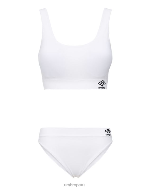 Conjunto de sujetador y braguita sin costuras Sam mujer ropa 64RRH544 Umbro blanco
