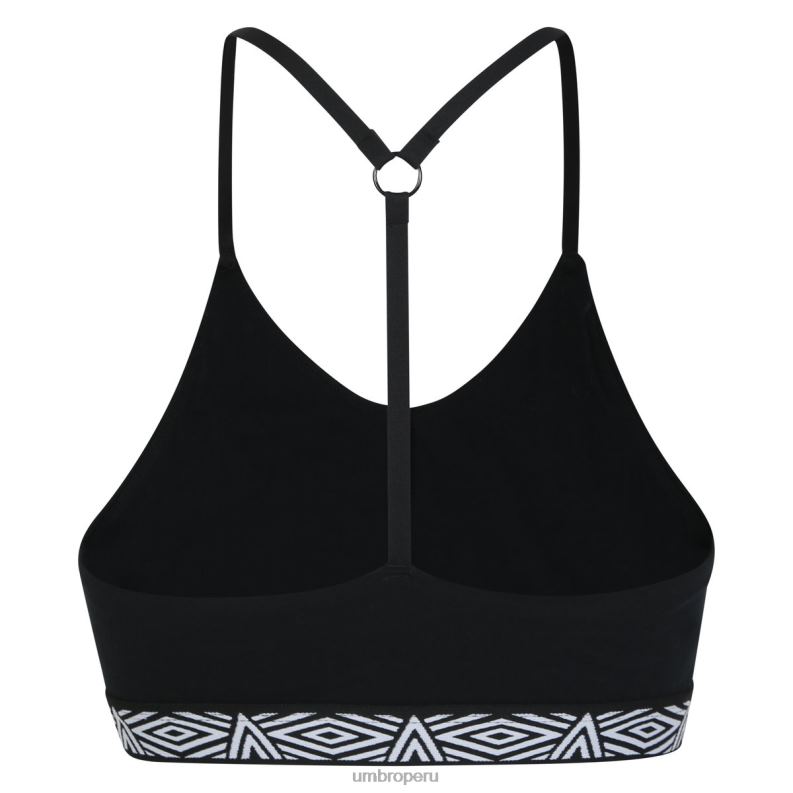 Pack de 2 tops de sujetador con tiras para mujer Core mujer ropa 64RRH540 Umbro blanco negro