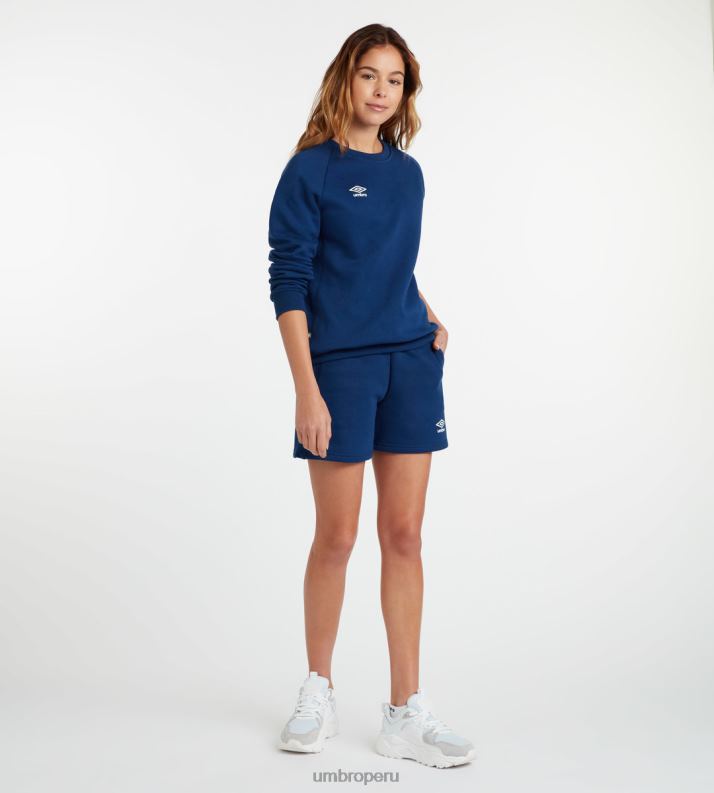 club de ocio sudor mujer ropa 64RRH434 Umbro dos azul marino/blanco